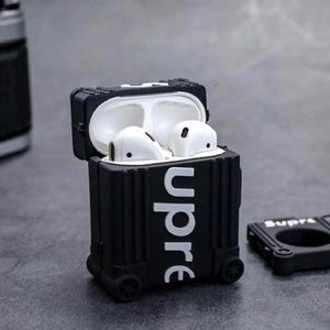 Supreme Suitcase Style Inspired Airpods Case